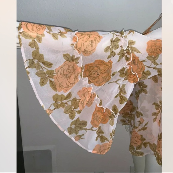 Show Me Your MuMu Free People *Nicolette* floral boho top XS - Picture 4 of 7